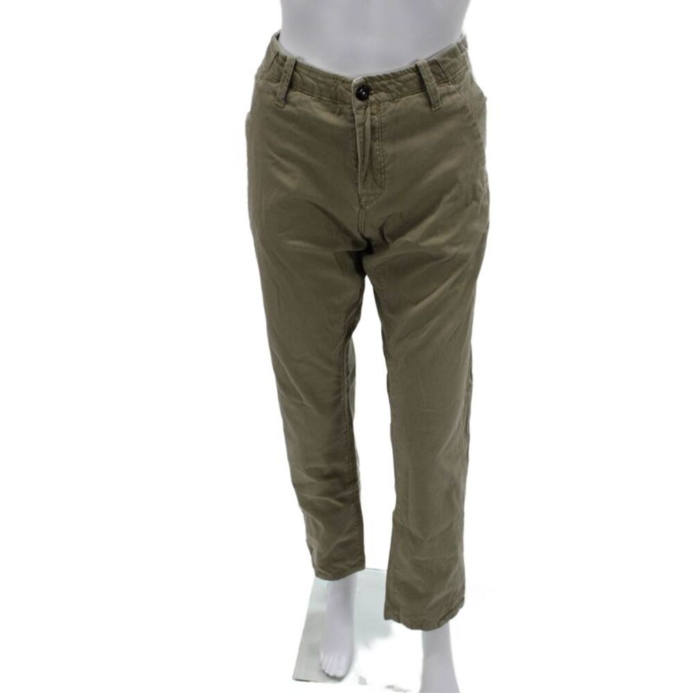 G Star Raw Mens Chinos Green Button Fly 97% Cotton Size 26